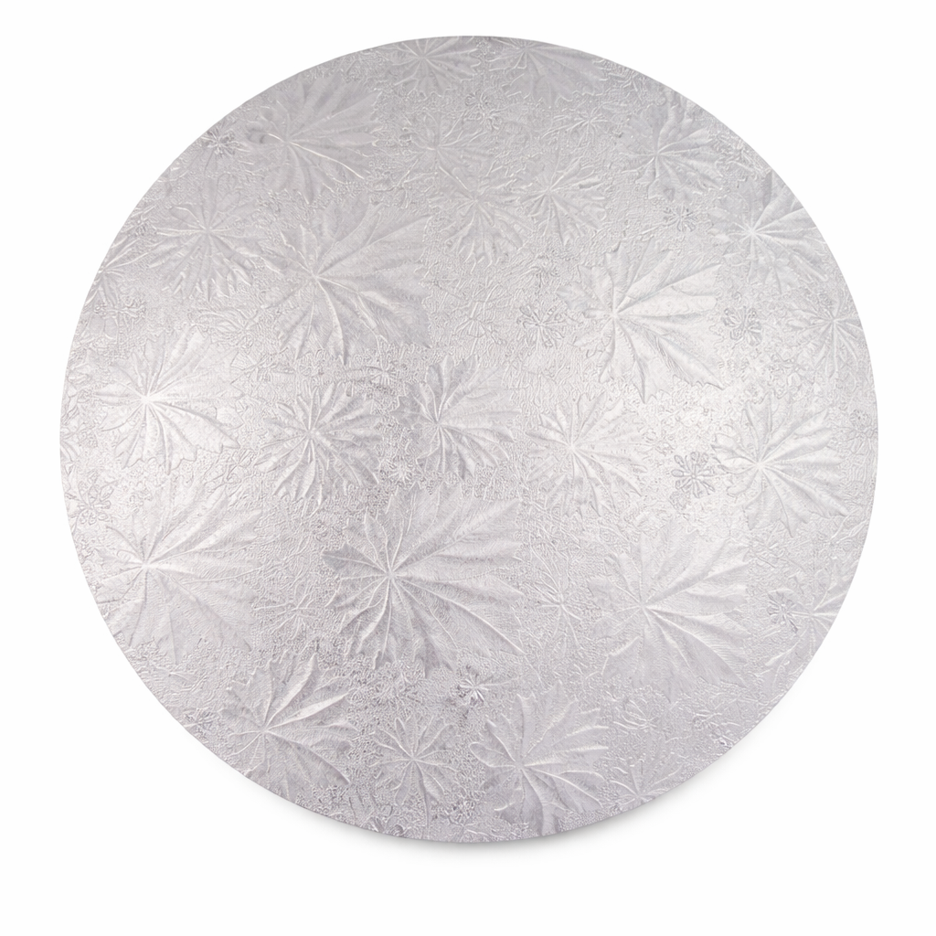 12″ Round Silver Cake Boards – ½″ Thick, 24 Pack