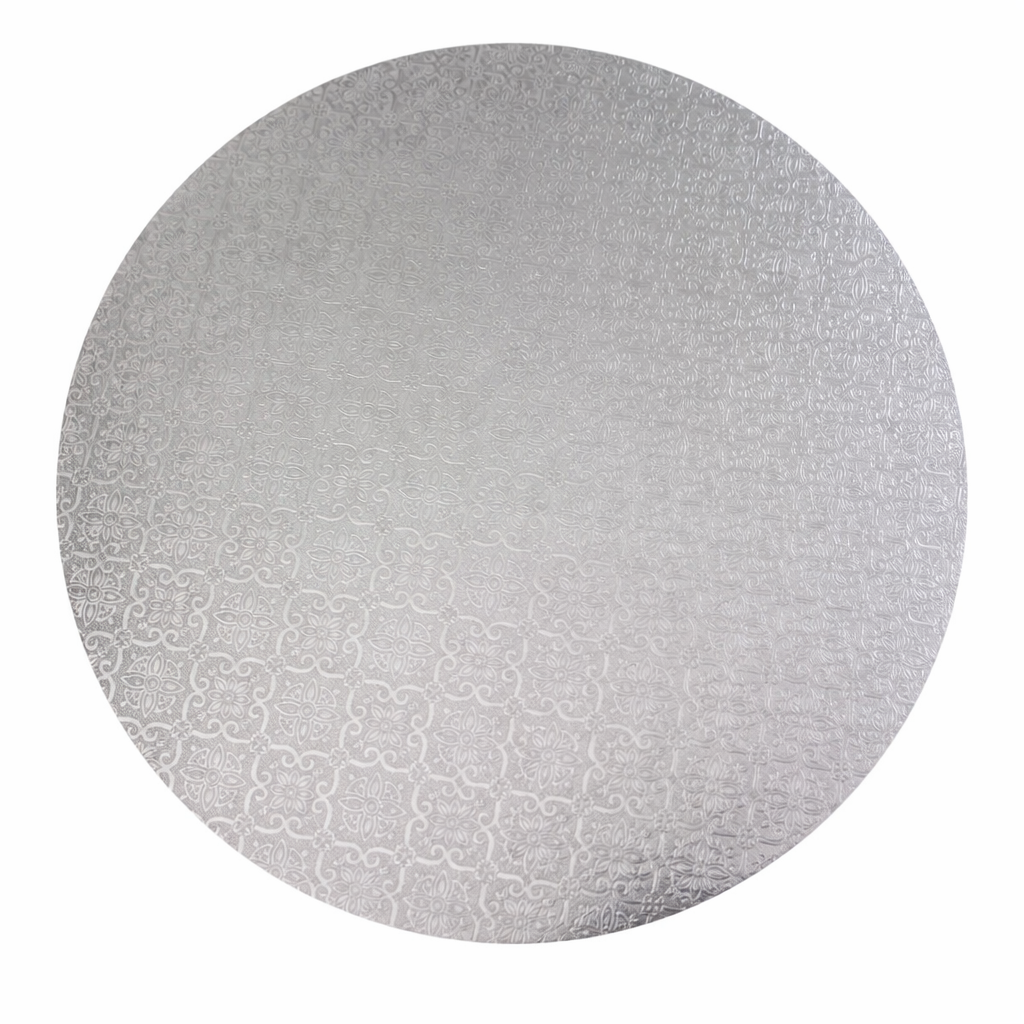 12″ Round Silver Cake Boards – ¼″ Thick (48 Pack)