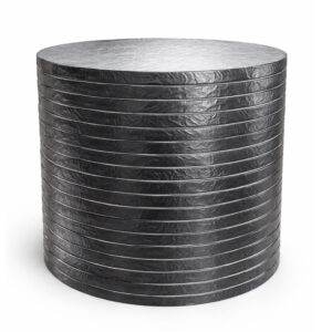 12″ Round Black Cake Boards – ½″ Thick (24 Pack)