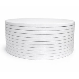 16″ Round White Cake Boards – ½″ Thick (12 Pack)