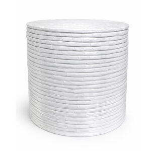 10″ Round White Cake Boards – ¼″ Thick (48 Pack)