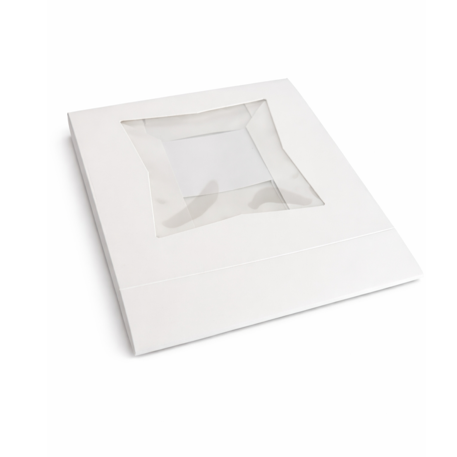 8″ x 8″ x 2.5″ Easy Popup White Window Bakery Boxes – 200 Pack Cookie & Pastry Boxes