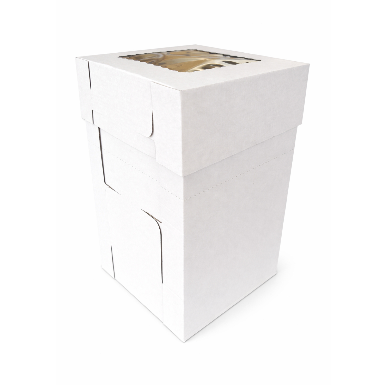 8″ X 8″ X 12″ Adjustable Tall Cake Boxes – 25 Pack